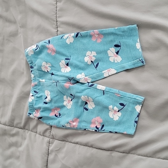 Carter's Baby Girl's Floral Pants - Picture 1 of 8